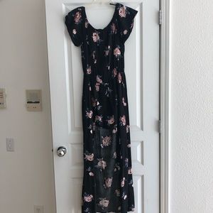 Floral Maxi Dress w/ shorts